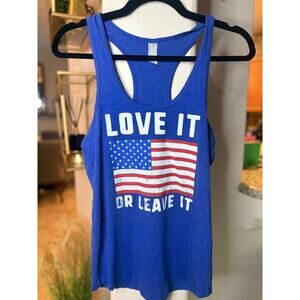Cotton Heritage Women's USA Love it or Leave it Tank Top Size M 4-10